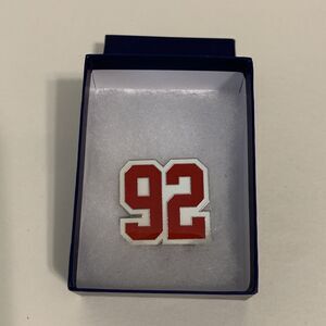 Michael Strahan NY Giants #92 Pin HOF Ring Ceremony Night Hall of Fame